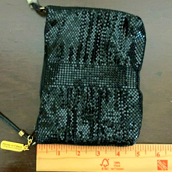 Vintage Whiting and Davis International Black Mesh Handbag - Picture 8 of 9